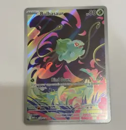 Bulbasaur 133/132 Illustration Rare – Mega Evolution Stamp Promo Pokemon - Image 1