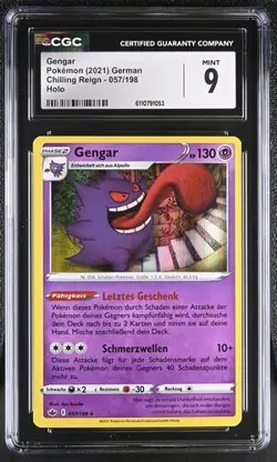 POKEMON - Schaurige Herrschaft - Gengar - 057/198 - HOLO - deutsch PSA CGC 9 - Image 1