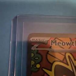Pokemon Meowth EX 121/088 POR Illustration Rare Full Art Holo Basic Cat Card - Image 5