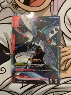 Qubeley (LR) GD02-036 Gundam TCG Card Game - Dual Impact - English NM - Image 1