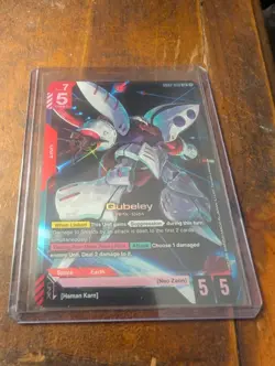 Qubeley (LR) GD02-036 Gundam TCG Card Game - Dual Impact - English - Image 1