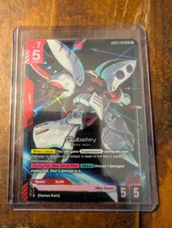 Qubeley (LR) GD02-036 Gundam TCG Card Game - Dual Impact - English - Image 2