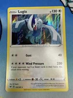 Lugia 132/185 Vivid Voltage Holo Rare Pokemon Card - Image 1