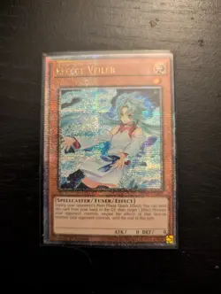 Effect Veiler Alt Art Quarter Century Secret Rare Card RA04-EN004 1st Edition - Image 1