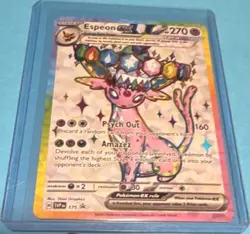 Pokemon Espeon EX SVP175 Promo Holo Stage 1 Sv: Scarlet & Violet Card - Image 1