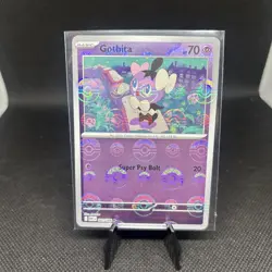 Pokemon Gothita Master Ball Pattern Holo Card 041/086 Sv: White Flare English - Image 2