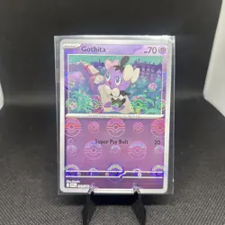 Pokemon Gothita Master Ball Pattern Holo Card 041/086 Sv: White Flare English - Image 3