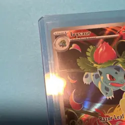 Pokemon Ivysaur 134/132 Illustration Rare Holo Me01: Mega Evolution Card - Image 3