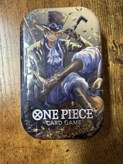 ONE PIECE CARD GAME - TIN PACK - SET VOL. 2 (TS-02 OP13) NEW SEALED ENGLISH SABO - Image 1