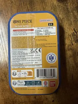 ONE PIECE CARD GAME - TIN PACK - SET VOL. 2 (TS-02 OP13) NEW SEALED ENGLISH SABO - Image 2