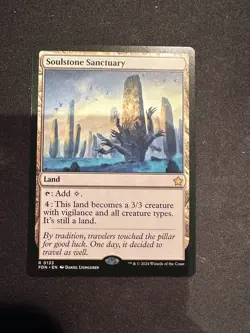 Soulstone Sanctuary - 0133 FDN MTG - Rare N/M - Starter - Image 1
