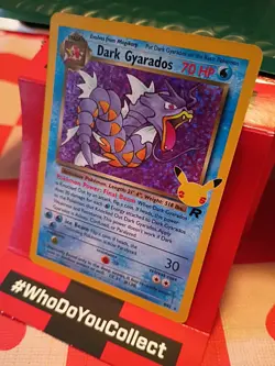 Pokemon TCG Dark Gyarados Holo Card 8/82 - Image 2