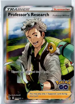 Pokemon TCG Pokemon Go - Professor's Research #78/78 - Ultra Rare Holo NM - Image 1