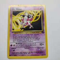 Mr. Mime 22/64 Jungle Rare Pokemon Card Non Holo - Image 1