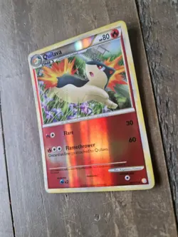 Quilava 49/123 Heartgold & Soulsilver Reverse Holofoil - NM Pokemon 2010 - Image 2