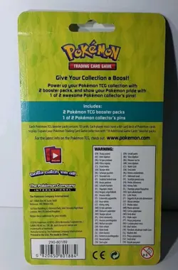 Pokemon XY Breakpoint & Fates Collide 2 Pack Blister w/ Kangaskhan Pin - OPEN - Image 2
