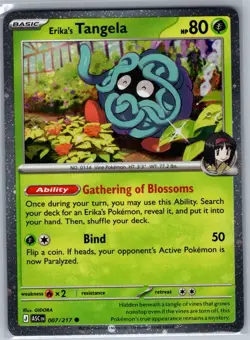 Erika's Tangela 007/217 Cosmos Holo ME: Ascended Heroes - Pokemon Card - NM - Image 1
