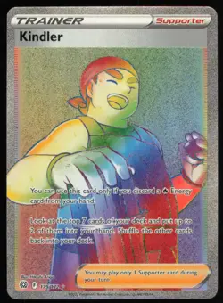 2022 Sword & Shield - Brilliant Stars Kindler Rare Rainbow #179 - Image 1
