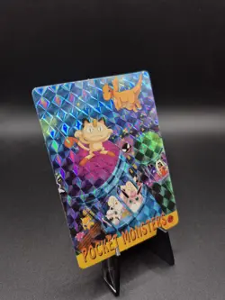 Pokemon Pocket Monsters #29/#35 Prism Holo Foil Ghastly Meowth Dragonite LP-NM - Image 4