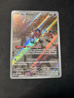 Pokemon Mr. Mime - Illustration Rare - 179/165 - 151 Scarlet & Violet NM - Image 1