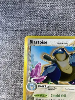 Pokemon TCG Blastoise Holo Rare EX Crystal Guardians 2/100 Delta Species - Image 2
