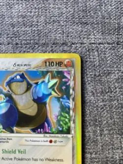 Pokemon TCG Blastoise Holo Rare EX Crystal Guardians 2/100 Delta Species - Image 3