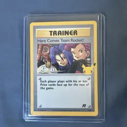 Pokemon Celebrations 25th Anniversary 15/82 Here Comes Team Rocket! Holo - Image 1