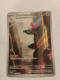 Charmeleon 169/165 Scarlet & Violet 151 Pokemon TCG Illustration Rare - Image 1