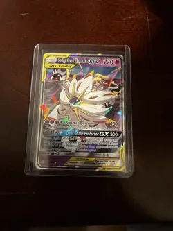 Pokemon Solgaleo & Lunala GX TAG TEAM Holo 75/236 SM-Cosmic Eclipse - Image 1