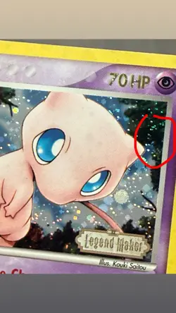 Pokemon TCG Mew SWIRL 10/92 Legend Maker Reverse Holo Stamped - Image 2