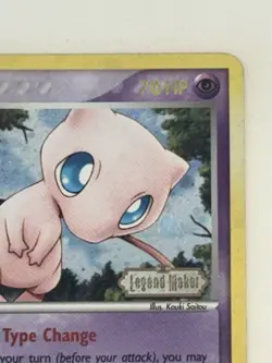 Pokemon TCG Mew SWIRL 10/92 Legend Maker Reverse Holo Stamped - Image 4