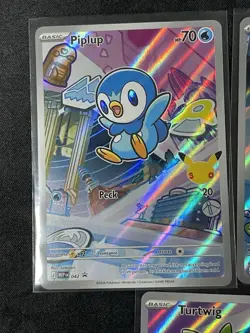 Pokemon 1st Partner Illustration Collections Turtwig #40 Chimchar #41 Piplup #42 - Image 2