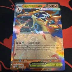 Mega Charizard Y ex MEP 030 Mega Evolution Black Star Promo Rare Pokemon TCG -NM - Image 1