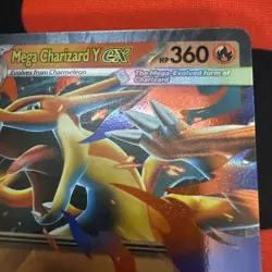 Mega Charizard Y ex MEP 030 Mega Evolution Black Star Promo Rare Pokemon TCG -NM - Image 3