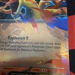 Mega Charizard Y ex MEP 030 Mega Evolution Black Star Promo Rare Pokemon TCG -NM - Image 5