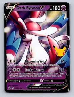 DARK SYLVEON V SWSH134 HOLO P SWORD & SHIELD PROMO POKEMON NM - Image 1