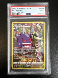 Gengar TG06/TG30 PSA 9 SWSH Lost Origin Pokemon TCG - Image 1