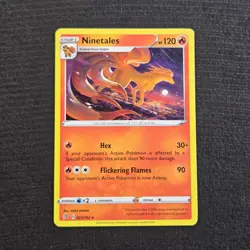 Pokemon Rebel Clash Ninetales Rare 025 Near Mint - Image 1