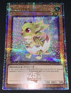 Yugioh Babycerasaurus RA04-EN131 Quarter Century Secret Rare 1st NM w/Tracking - Image 3