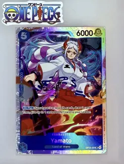 One Piece Card Game🏴‍☠COLOR: BLUE OP13-054 YAMATO SR FOIL NM TCG ENGLISH - Image 1