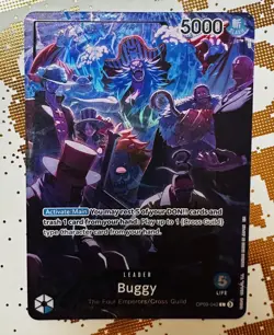 One Piece TCG Buggy OP09-042 Leader English Version, 2nd Anniversary Set - Image 3