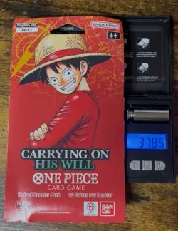 One Piece OP-13 CARRYING ON HIS WILL Sleeved Booster Pack - Heavy - 37.85g 🔥🔥 - Image 1