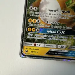 Raichu GX 29/73 Hidden Fates UltraRare Holo Pokemon Card 2017 -Lightning Elex - Image 3