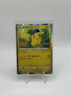 Pokemon Card Pikachu s10b 028/071 Holo Rare Pokemon Go 2022 EX Japanese u759 - Image 1