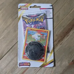 POKEMON SCORBUNNY card & coin Sword & Shield Lost Origins booster pack NEW - Image 1