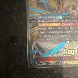 Dragon Ball Super Card Game Gogeta BR FB09-001 Leader Foil Rare Bandai - Image 4
