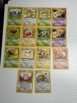 Pokemon TCG: Jungle Vintage 14 Card Lot Non-Holo - Image 1