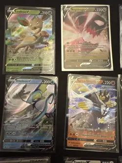 Pokemon Card Lot Secret Illustration Full Art Rare V Card X 9 (Lot CC) - Image 2