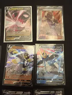 Pokemon Card Lot Secret Illustration Full Art Rare V Card X 9 (Lot CC) - Image 3