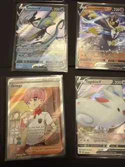 Pokemon Card Lot Secret Illustration Full Art Rare V Card X 9 (Lot CC) - Image 4